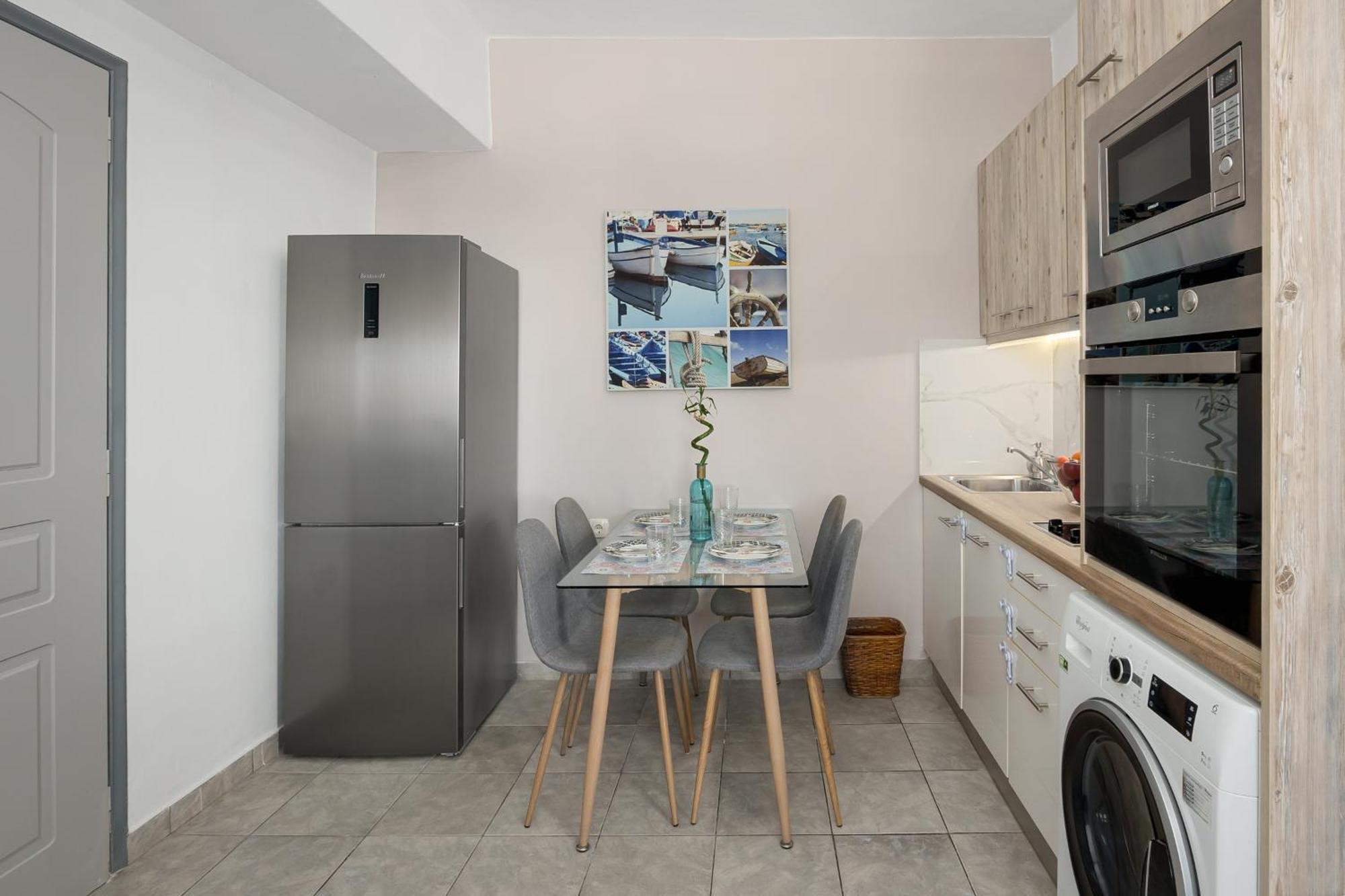 Nikos Apartments Агия-Марина Экстерьер фото