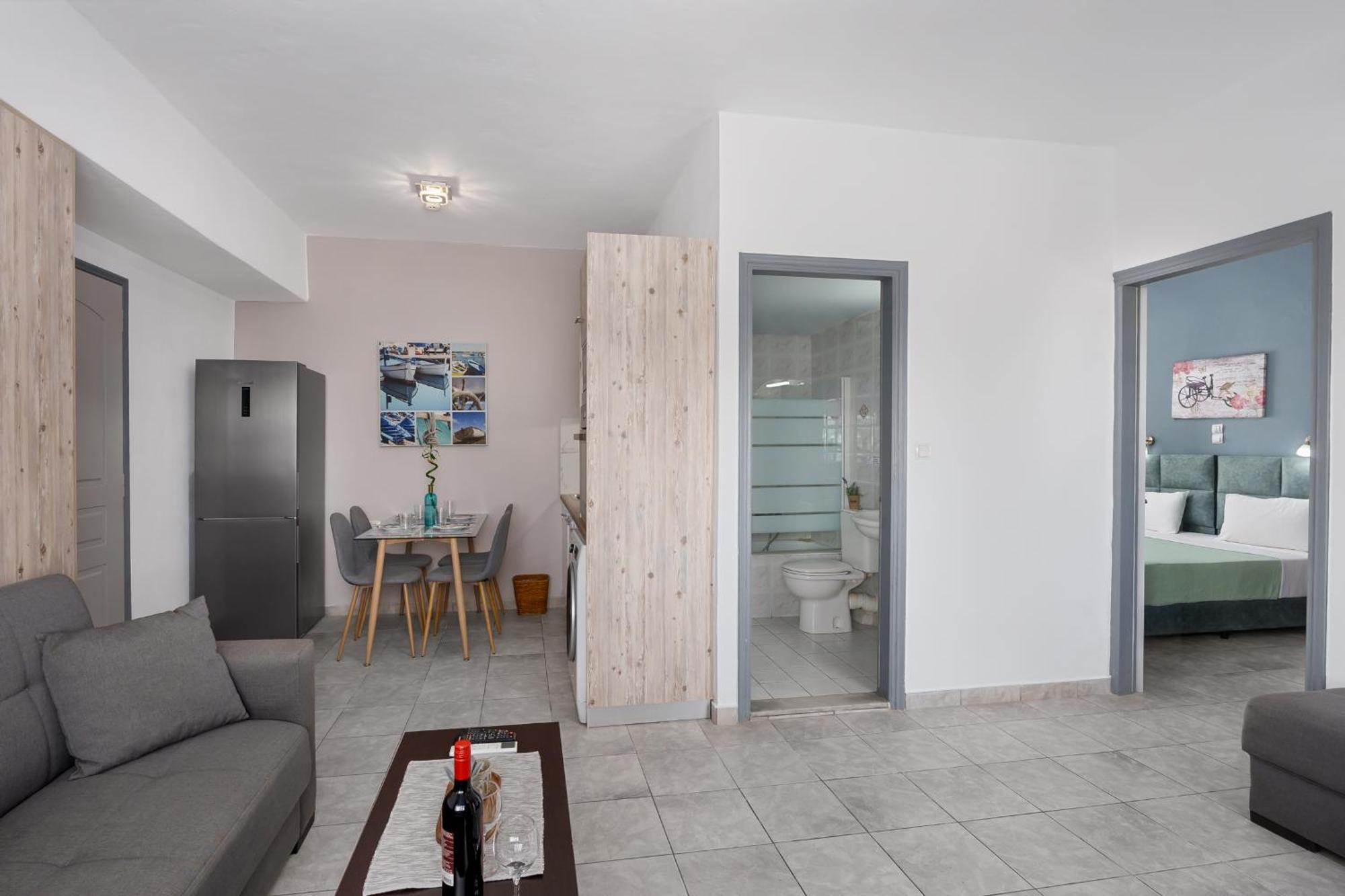 Nikos Apartments Агия-Марина Экстерьер фото